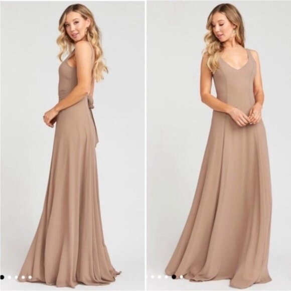Show Me Your MuMu Dresses & Skirts - Show Me Your Mumu Jenn Maxi Dress ~ Dune Chiffon. NWT